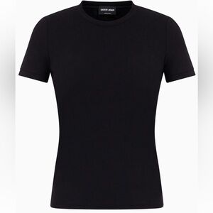 Giorgio Armani Black Short Sleeve Tee